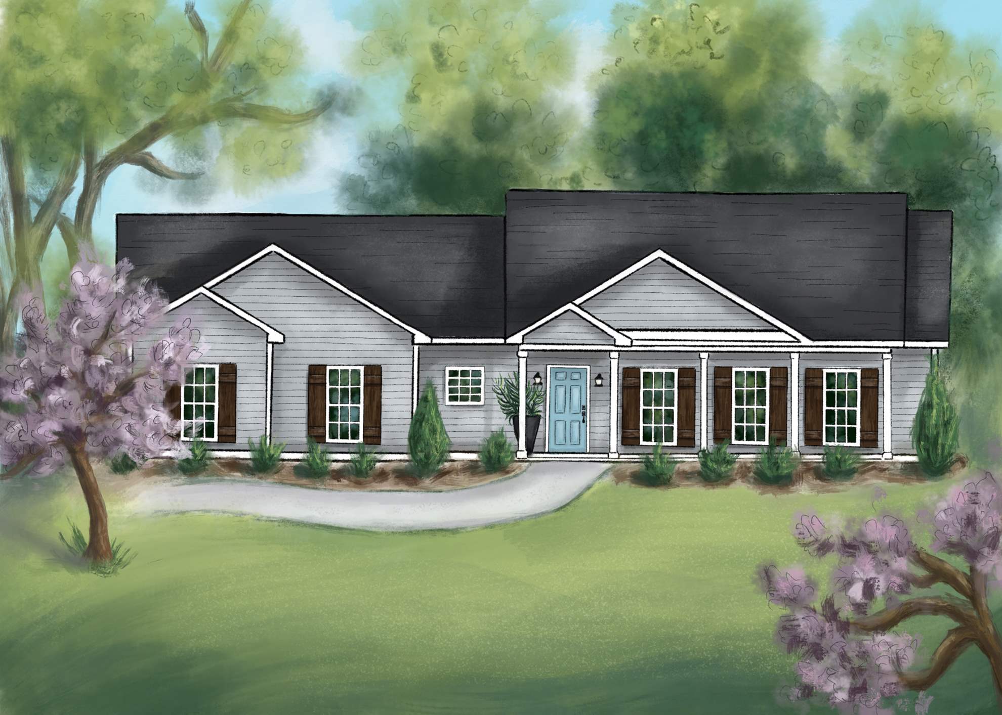 Avalon Rendering custom home builders