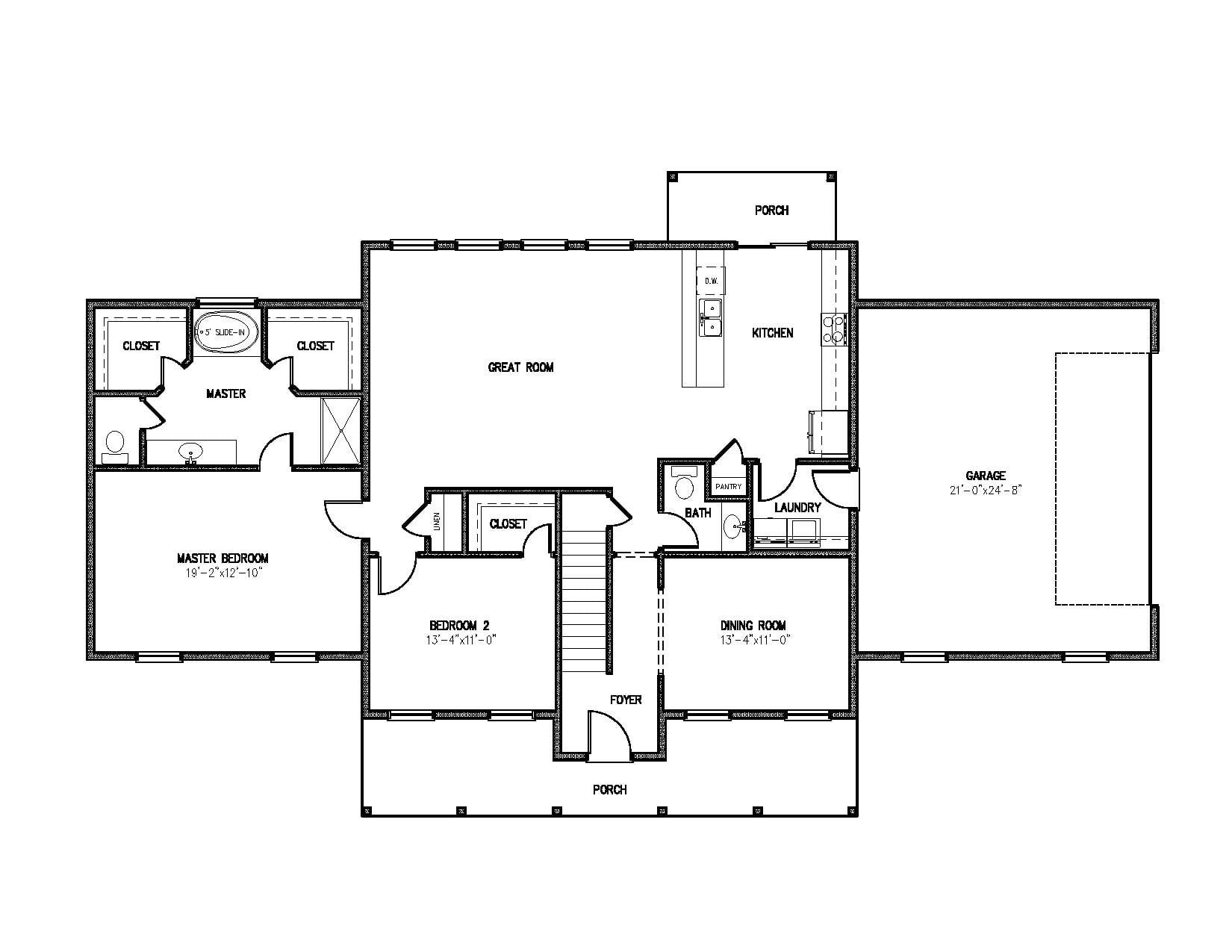 Denmark first floor The Denmark Floorplan