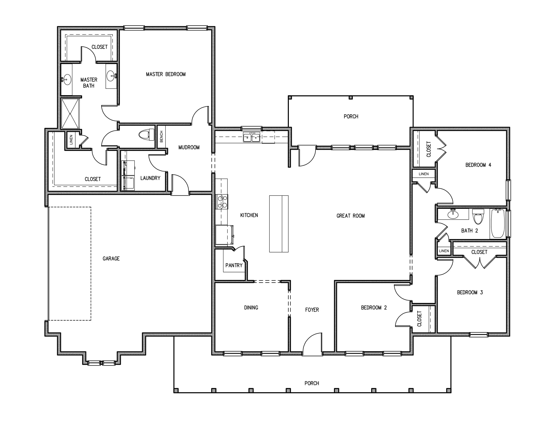 The Holland Floorplan - ChrisMill Homes Florida