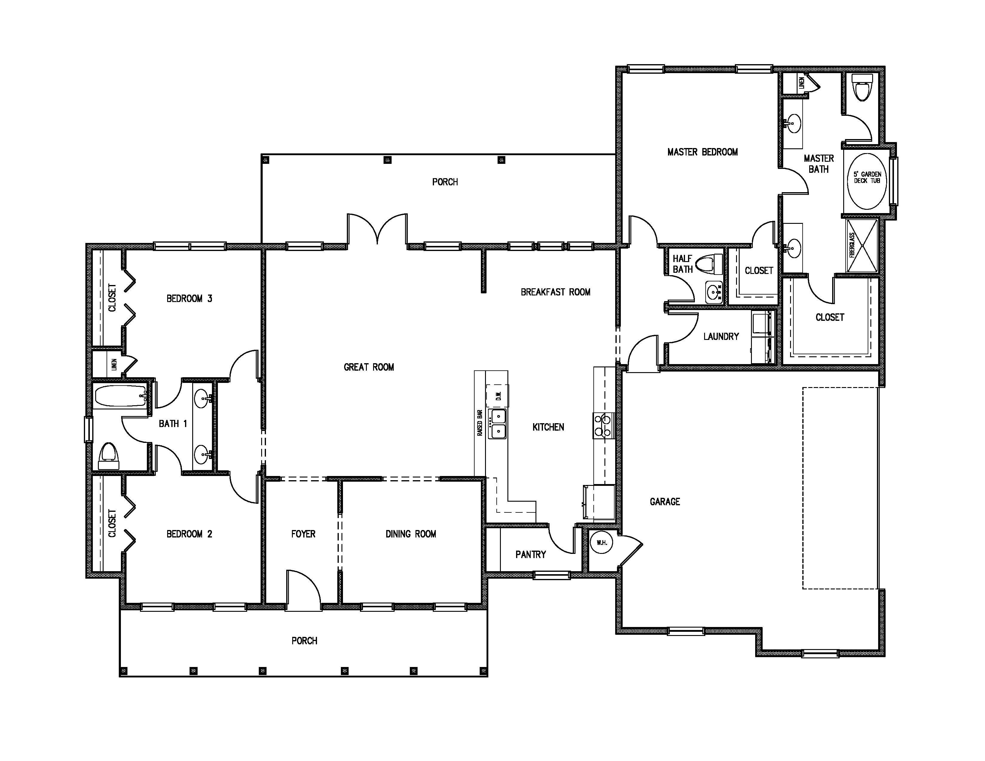 Thomasville Floor Plan The Thomasville Floorplan