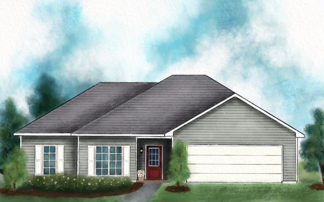 Williams III rendering The Williams III Floorplan