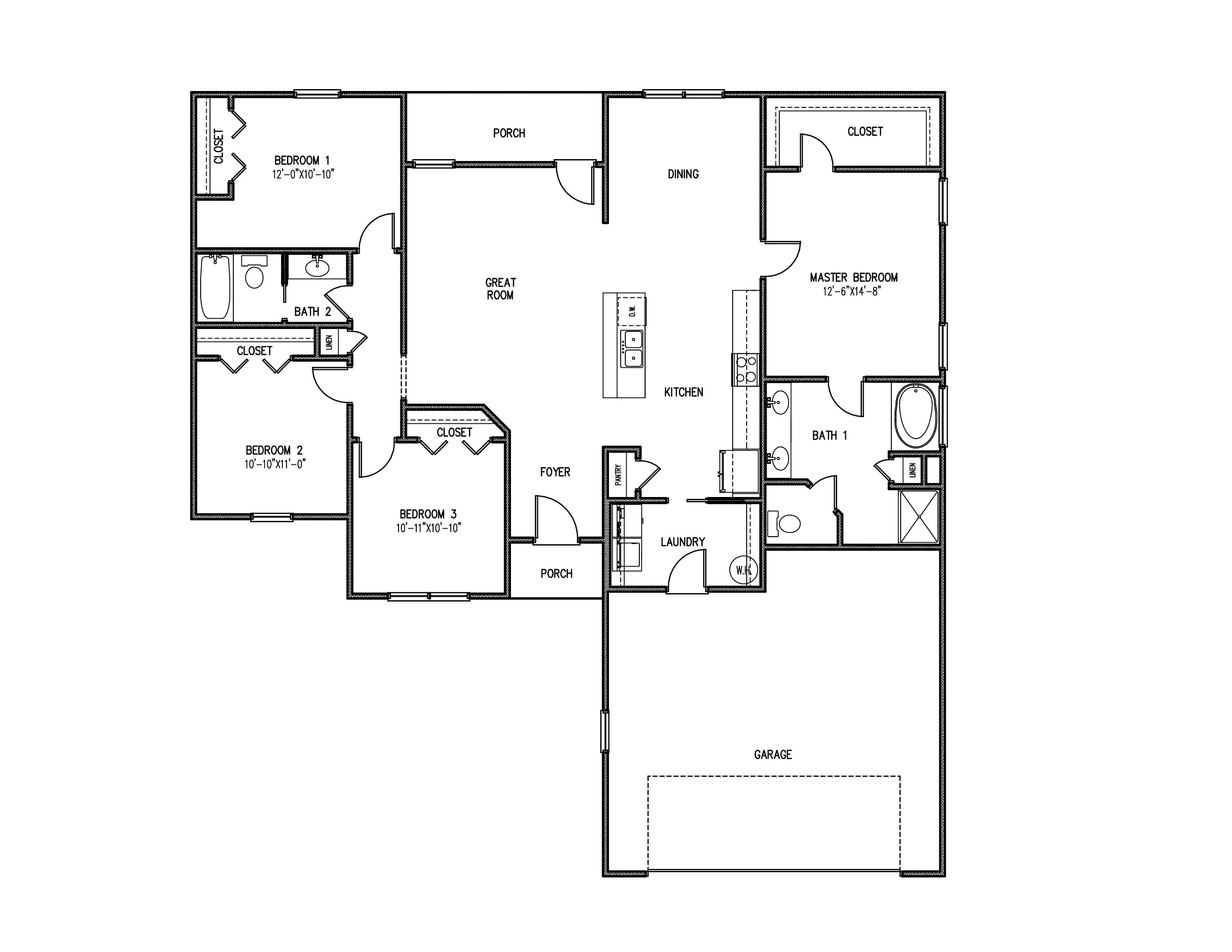 williams 3 floor plan The Williams III Floorplan