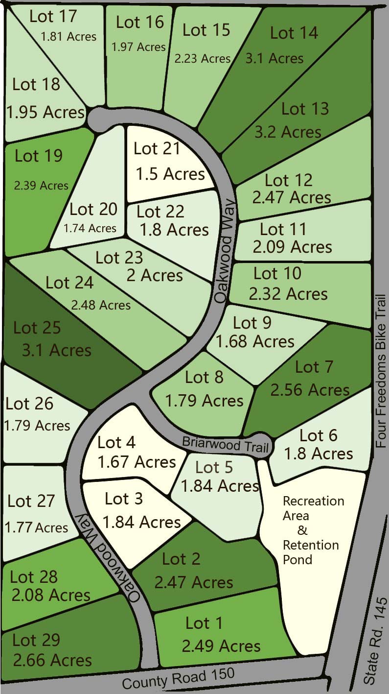 layout Summerwood Estates